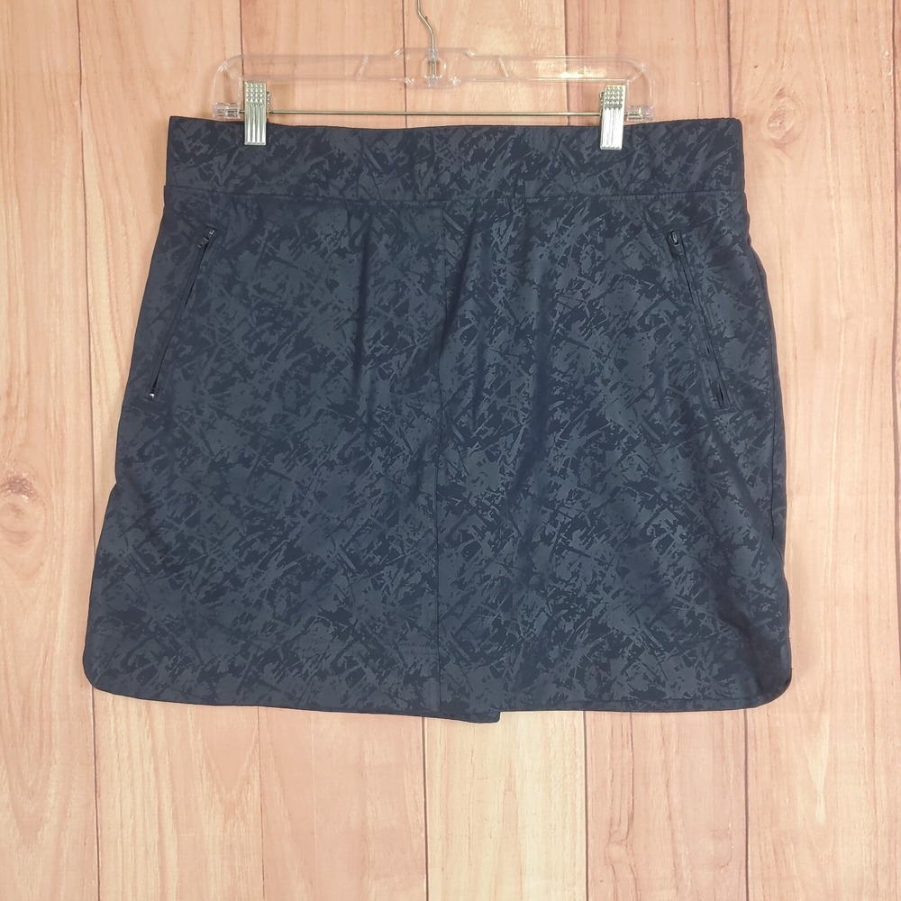 Orvis Womens Skirt Sz XL Lightweight Lining Hiking Outdoor Tennis Blue Skort